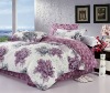 100% cotton flower fabric bedding jacquard bed set duvet cover home textile