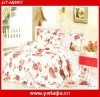 100%cotton flower pattern 4 pcs set