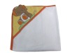 100% cotton funny animal hooded baby bath towel