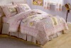 100% cotton girl's quilt bedding set