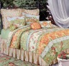 100% cotton girl's quilt bedding set