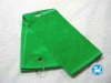 100%cotton green bath towel with good quality