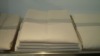 100% cotton grey and white plain fabric