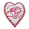 100% cotton heart-shaped wedding gift towel/beach towel