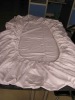 100% cotton high quality white  fitted sheet