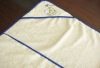 100% cotton hooded baby towels with embroidery