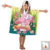 100%cotton hooded towel /poncho