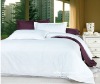 100% cotton hotel bedding set white