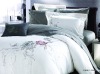 100% cotton hotel embroidered bedding set hand embroidery duvet cover