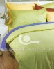 100% cotton hotel plain dyed bedding set