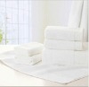 100% cotton hotel towel set with white