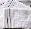 100% cotton hotel towel with white