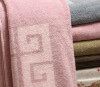 100%cotton jacquard bath towel