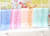 100% cotton jacquard bath towel with border