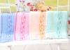 100% cotton jacquard bath towel with border