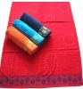 100 cotton jacquard beach towel
