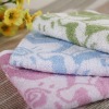 100%cotton jacquard child bath towel