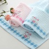 100% cotton jacquard children towel with embroidery