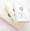 100%cotton jacquard embroidered child face towel