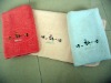 100% cotton jacquard embroidery bath towel