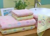 100%cotton jacquard embroidery bear bath towel