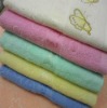 100%cotton jacquard embroidery butterfly bath towel