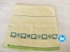 100%cotton jacquard face towel