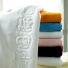 100% cotton jacquard hotel towel