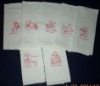 100% cotton jacquard kitchen towel with embroidery