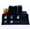 100% cotton jacquard logo on towel