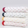 100%cotton jacquard raindrop bath towel
