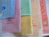 100%cotton jacquard satin and embroidered compressed towel