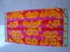 100%cotton jacquard satin beach towel