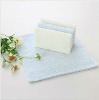 100% cotton jacquard solid face towel