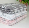 100%cotton jacquard terry striped bath towel