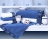 100% cotton jacquard terry towel set