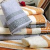 100% cotton jacquard terry towel with border