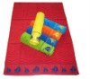 100% cotton jacquard velour beach towel