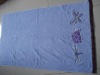 100% cotton jacquard velour beach towel with embroidery