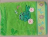 100% cotton jacquard velour embroidery beach towel