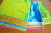 100%cotton jacquard velour satin beach towel