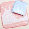 100% cotton jacquard  velour square towel