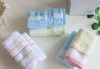100% cotton jacquard yarn dyed face towels