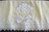 100% cotton kawaii embroidery towel fabric