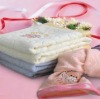 100% cotton kids embroidery jacquard towel