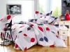 100% cotton latest design bed sheet set