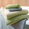 100% cotton light color jacquard bath towel