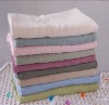 100% cotton light color plain terry bath towel