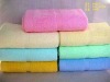 100% cotton light  color satin border bath towel