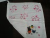100%cotton lovely cartoon printed face towels kids